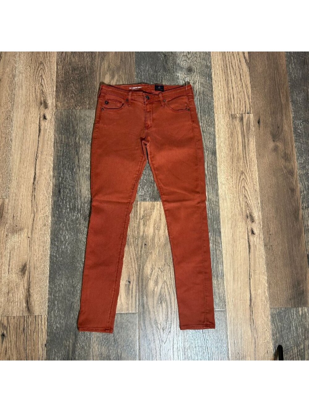 Adriano Goldshmied The Legging Ankle Super Skinny Ankle Size 27 Orange NWOT!